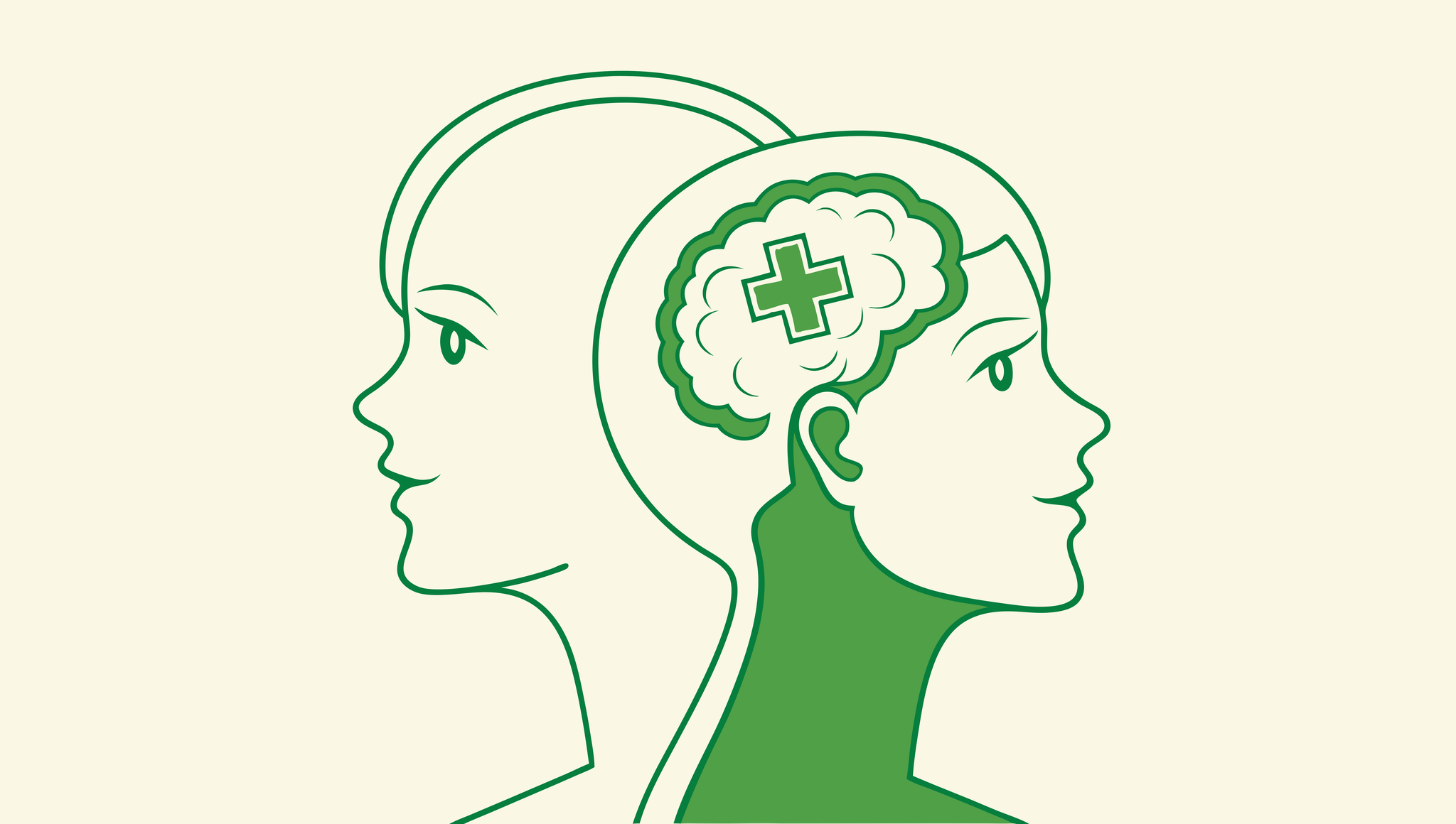 Abstract illustration representing behavioral health acquisitions in geriatric care, showing merging entities under medical oversight with brain symbolism - SovDoc healthcare M&A advisory for geriatric behavioral health practice mergers